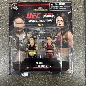 PMI UFC Collectible Fights Octagon Fighters Zhang Vs Joanna PMI 3 Inch In Hand!